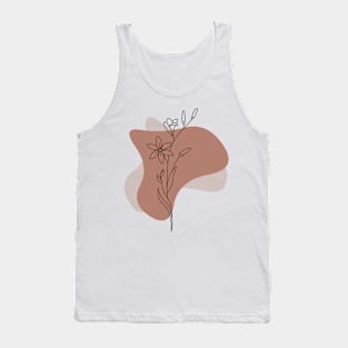 minimalist flowers nude Tank Top